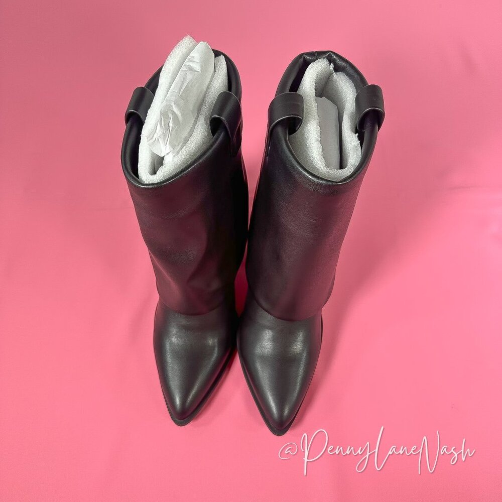 Steve Madden Lark Black Pointed Toe Ankle Booties Size 7.5M NEW - Picture 6 of 14